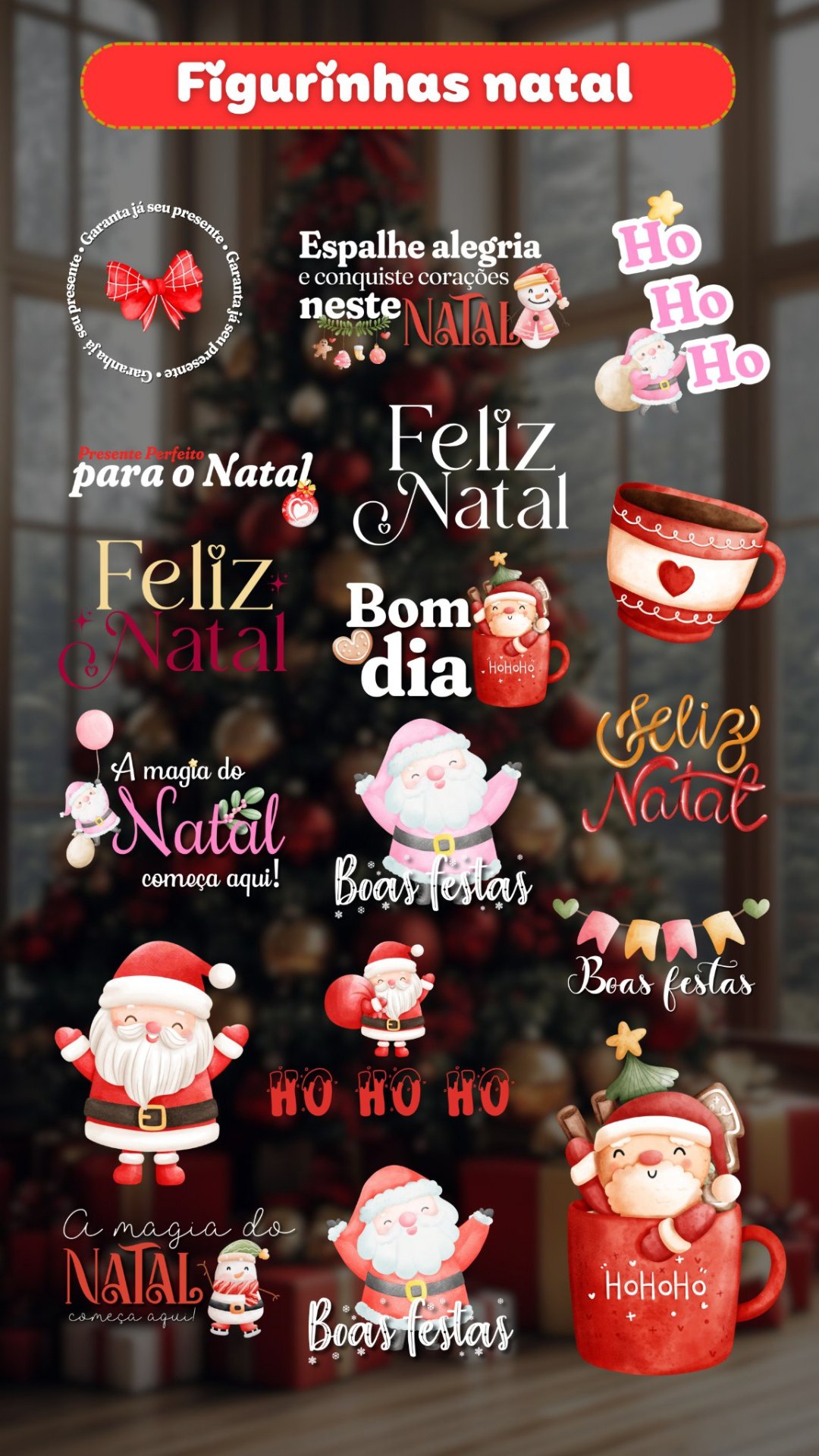 Exemplo de figurinhas do Story Pro 4