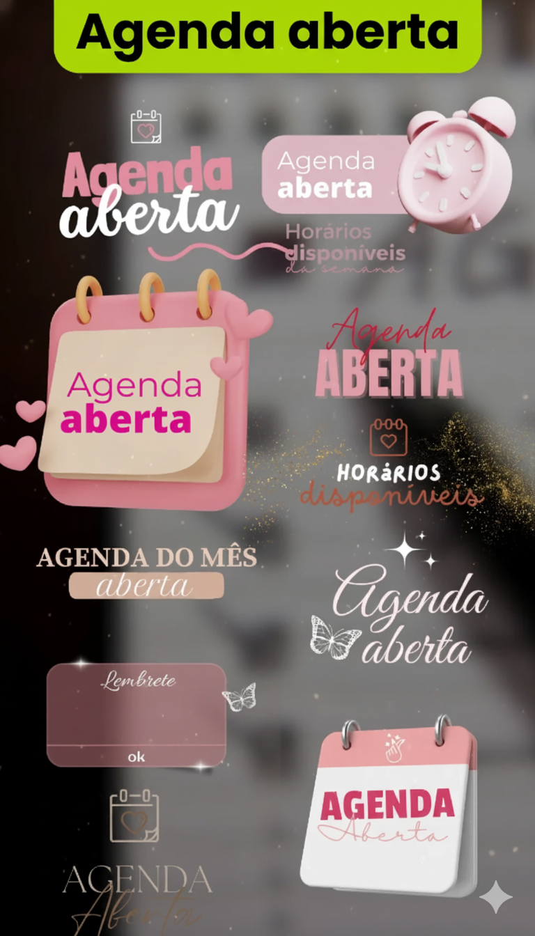 Exemplo de figurinhas do Story Pro 1