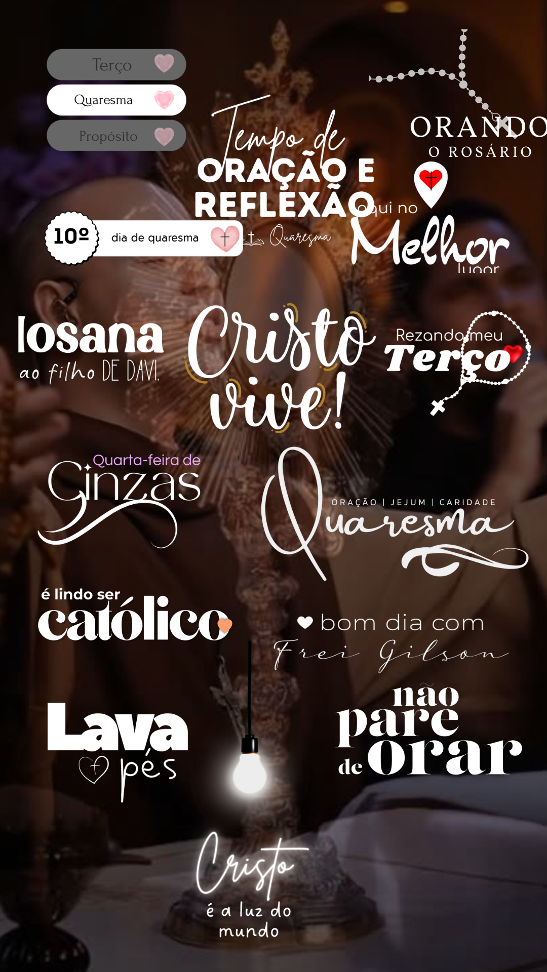 Exemplo de figurinhas do Story Pro 8