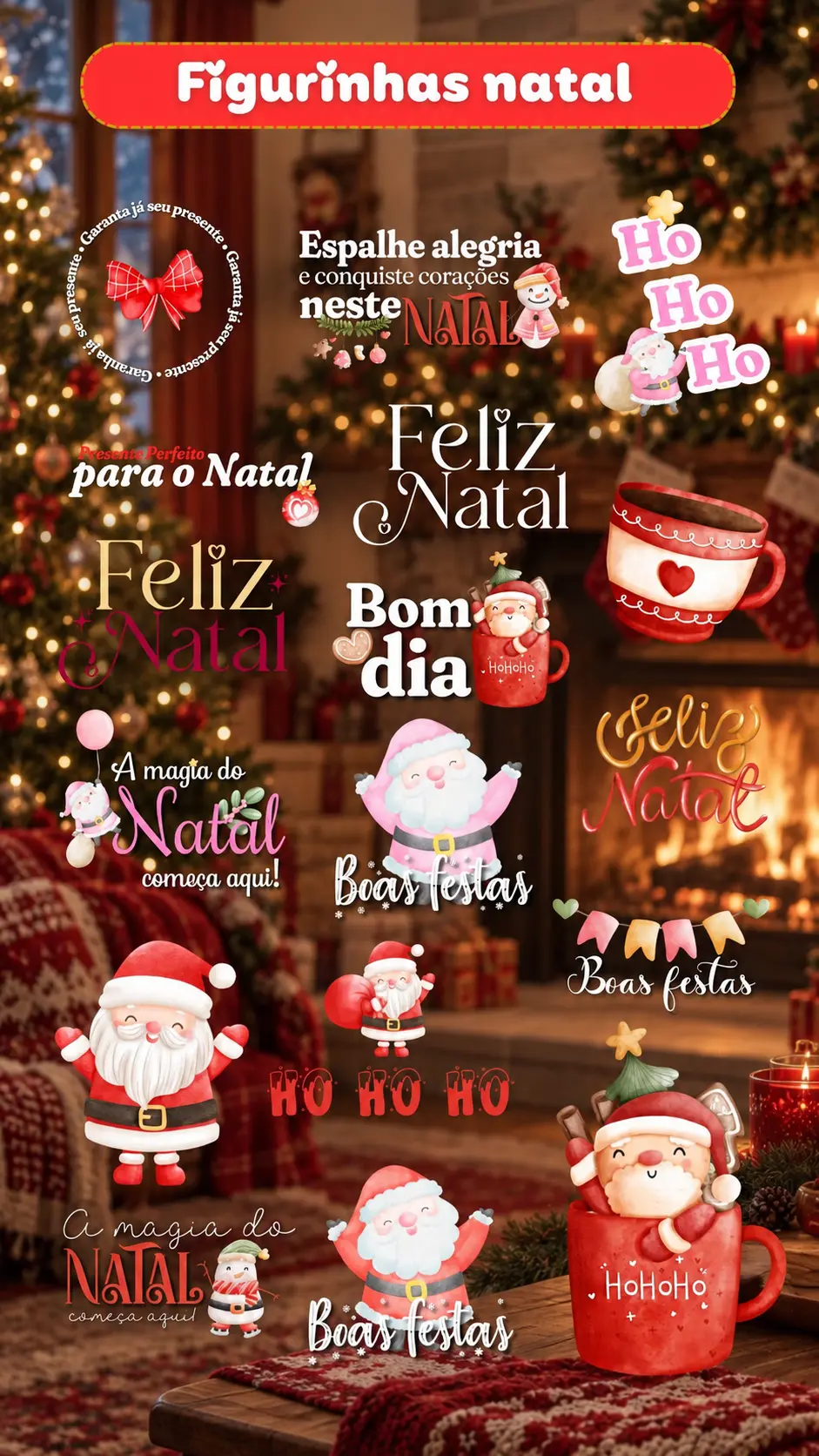 Figurinhas para Natal