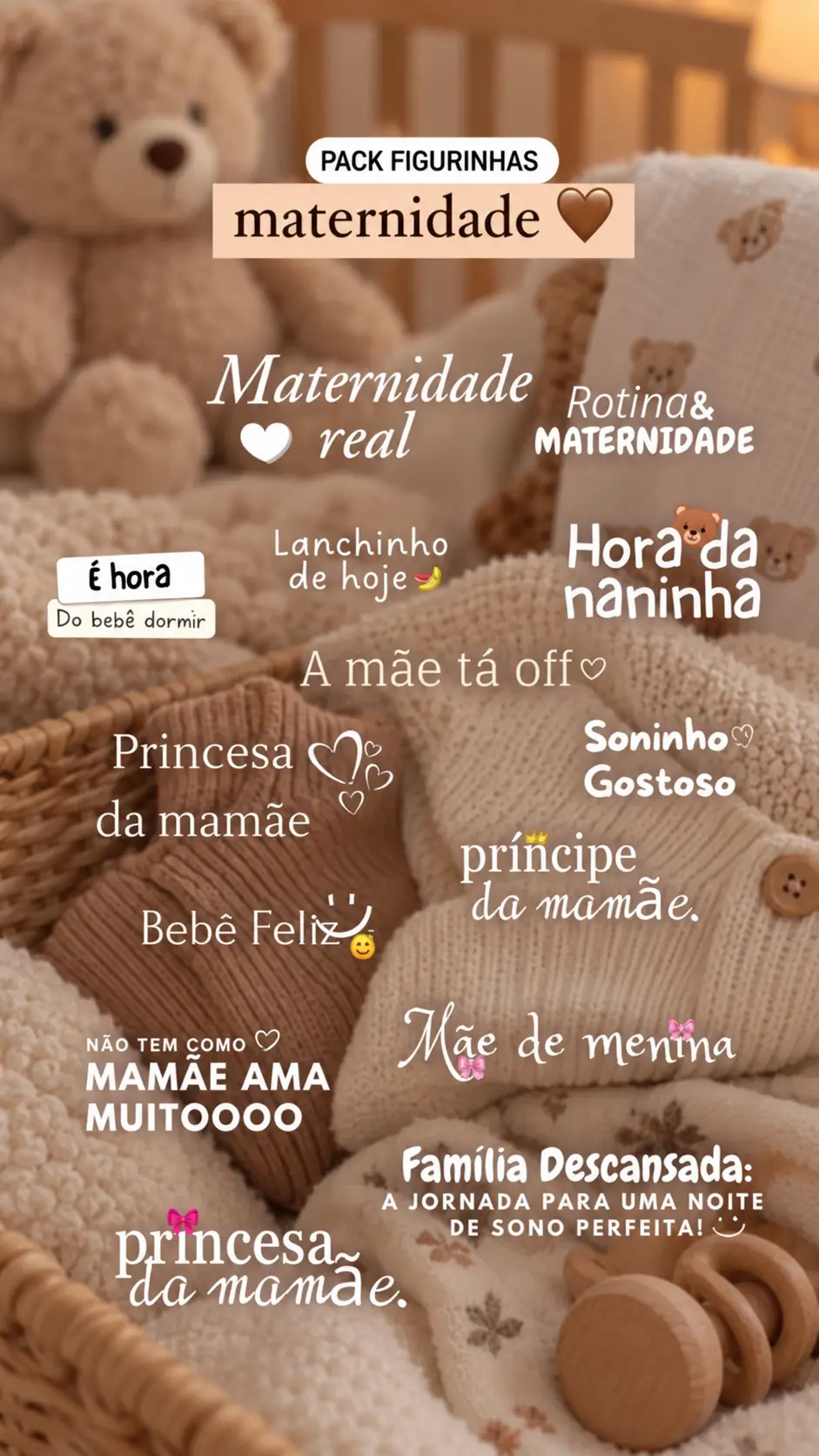 Figurinhas para maternidade