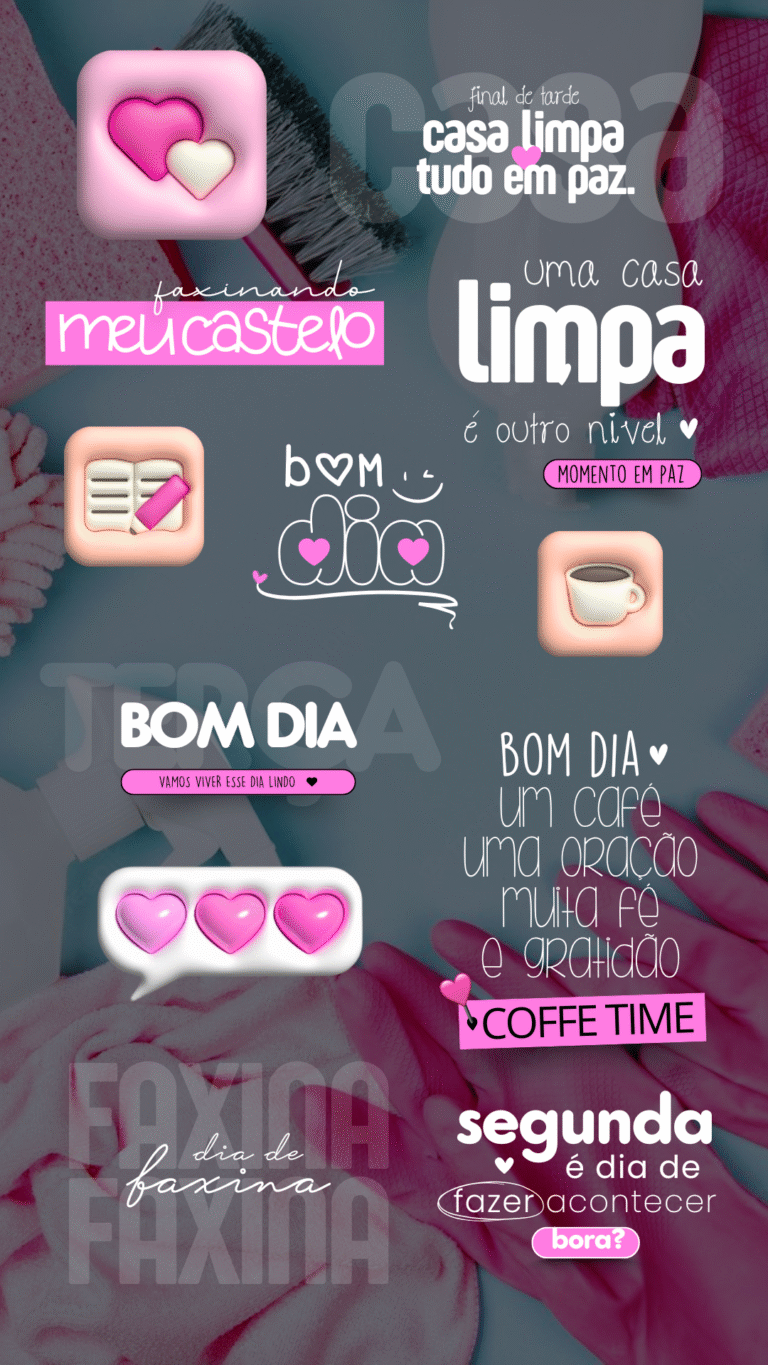 Exemplo de figurinhas do Story Pro 3
